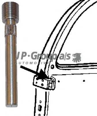 JP GROUP 8187450600 -  Дверной шарнир